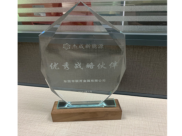 東莞市聯(lián)開金屬獲得優(yōu)秀戰(zhàn)略伙伴獎項